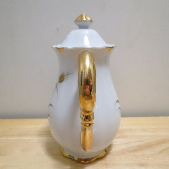 Coffee Tea 15pc Set Oakwood Japan Grain/Grasses Cream Sugar Teacups Saucers - Picture 4 of 16